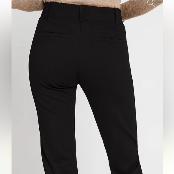 NWOT Betabrand Dress Pant Yoga Pants Straight Leg Classic Black - Picture 3 of 10